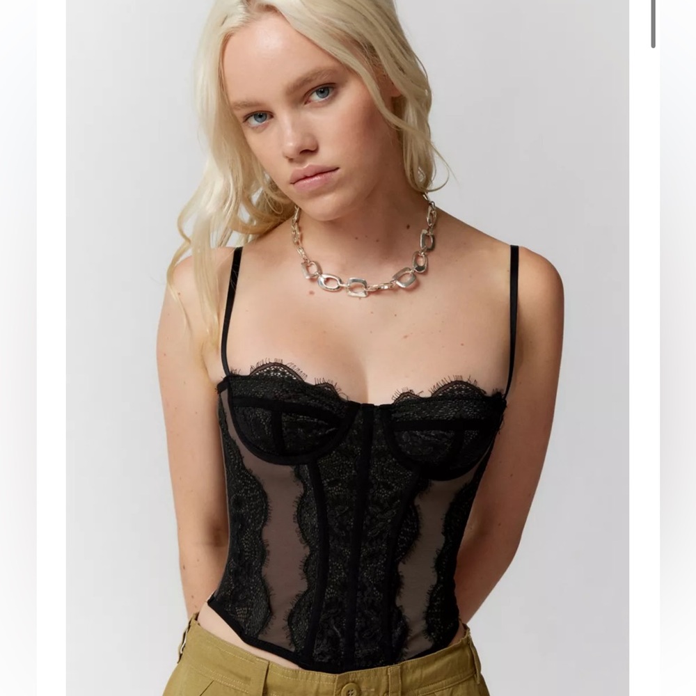 NWOT Urban Outfitters Out From Under Modern Love Corset